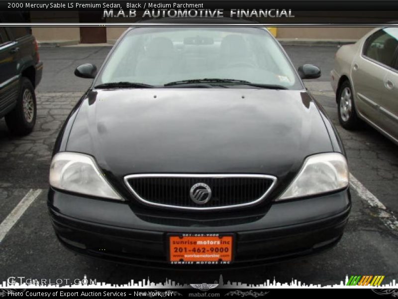 Black / Medium Parchment 2000 Mercury Sable LS Premium Sedan