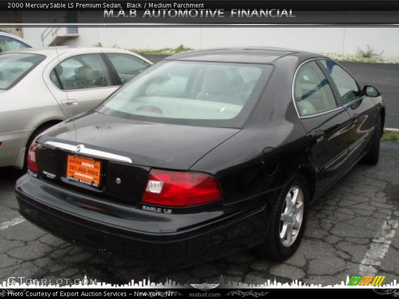 Black / Medium Parchment 2000 Mercury Sable LS Premium Sedan