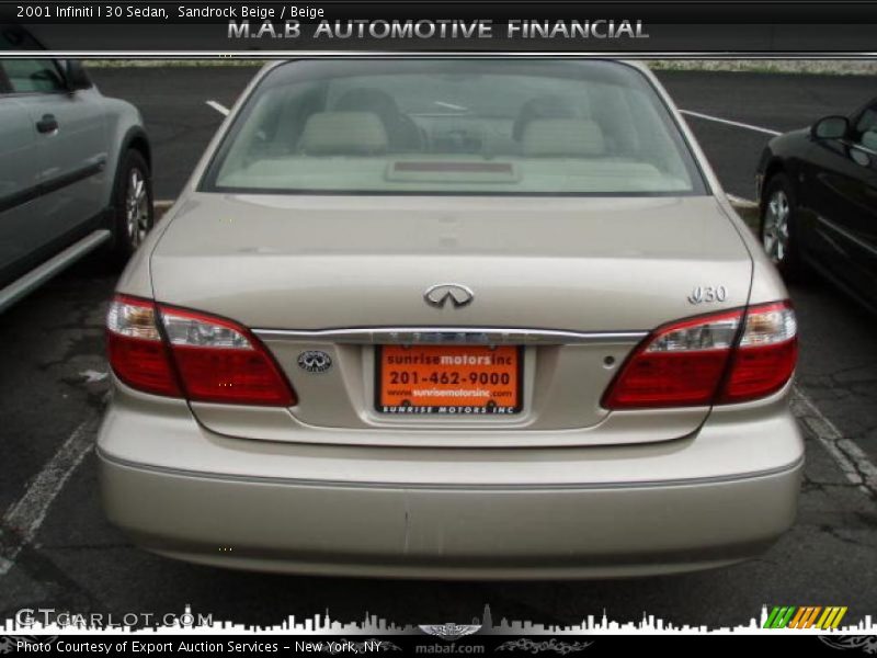 Sandrock Beige / Beige 2001 Infiniti I 30 Sedan