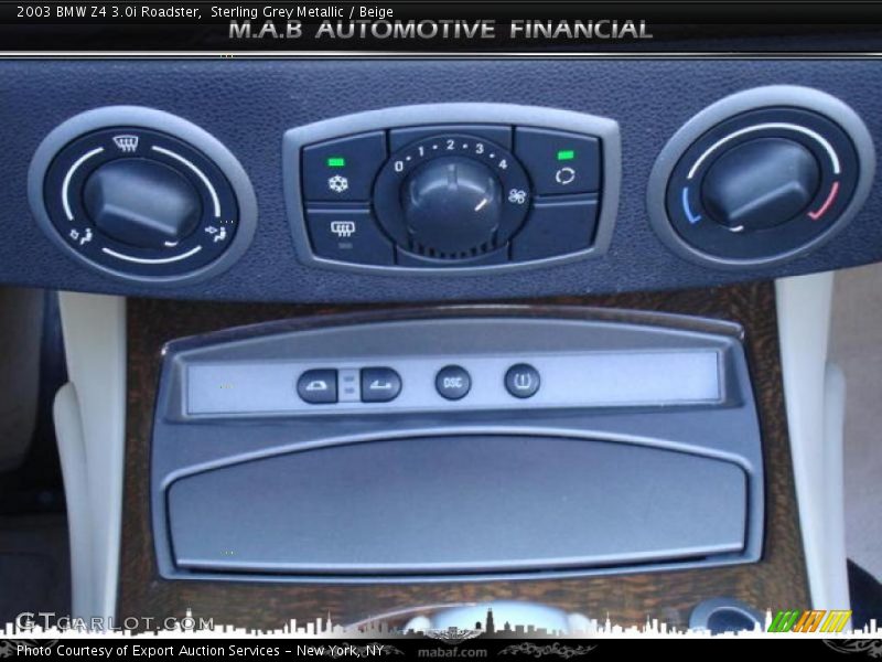 Sterling Grey Metallic / Beige 2003 BMW Z4 3.0i Roadster