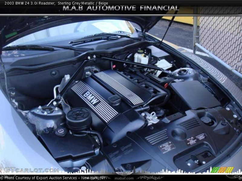 Sterling Grey Metallic / Beige 2003 BMW Z4 3.0i Roadster