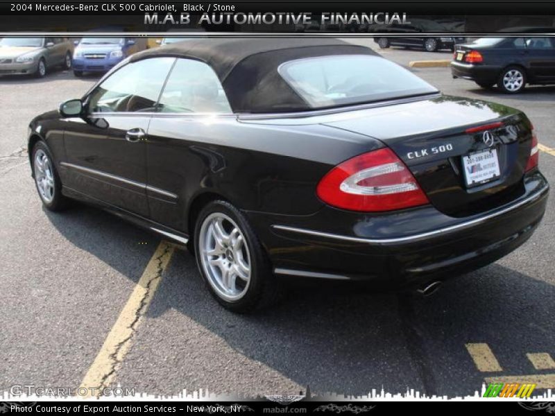 Black / Stone 2004 Mercedes-Benz CLK 500 Cabriolet