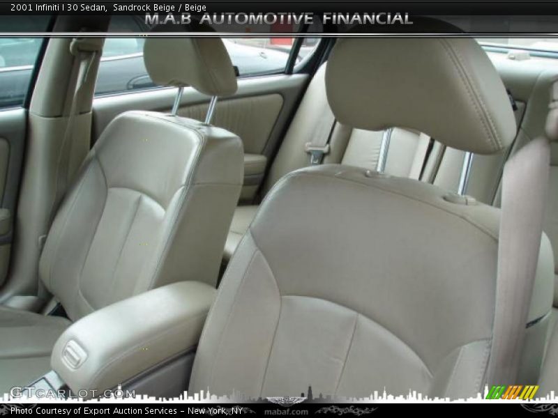 Sandrock Beige / Beige 2001 Infiniti I 30 Sedan