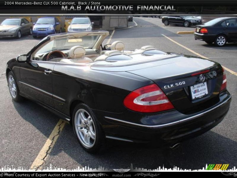 Black / Stone 2004 Mercedes-Benz CLK 500 Cabriolet