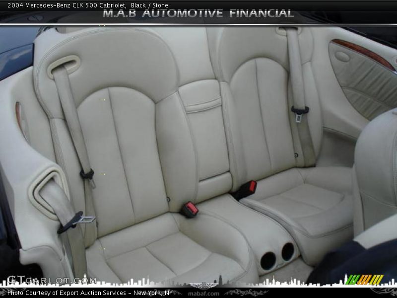 Black / Stone 2004 Mercedes-Benz CLK 500 Cabriolet