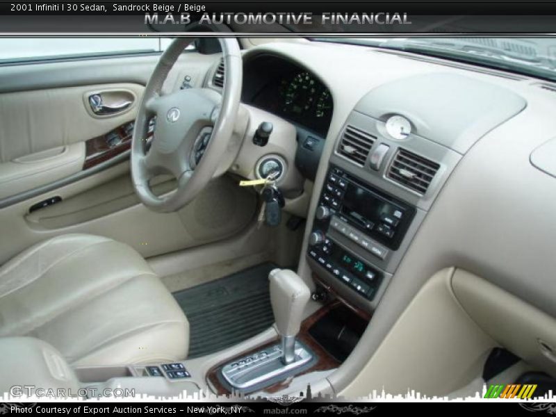Sandrock Beige / Beige 2001 Infiniti I 30 Sedan