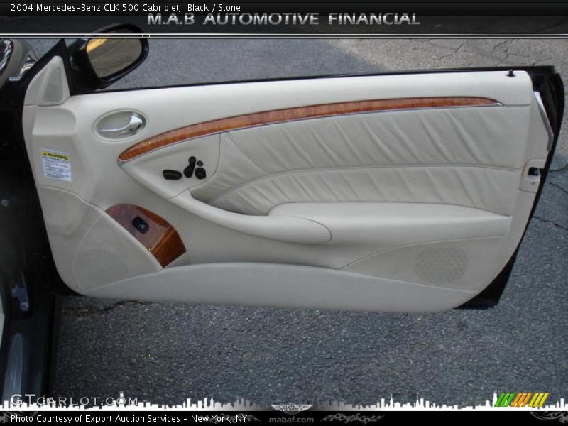 Black / Stone 2004 Mercedes-Benz CLK 500 Cabriolet