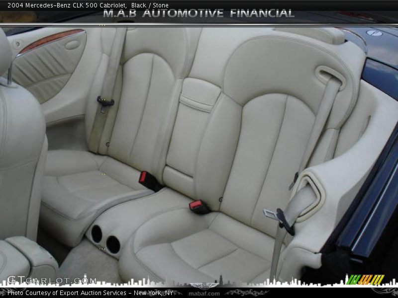 Black / Stone 2004 Mercedes-Benz CLK 500 Cabriolet