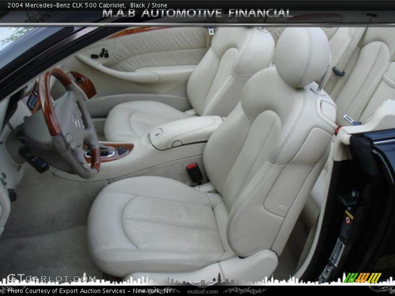 Black / Stone 2004 Mercedes-Benz CLK 500 Cabriolet