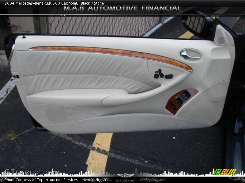 Black / Stone 2004 Mercedes-Benz CLK 500 Cabriolet
