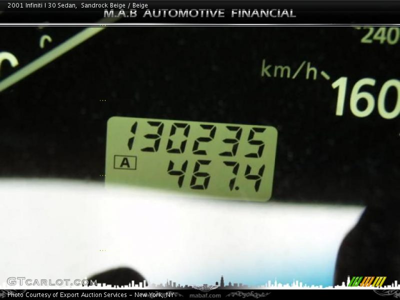 Sandrock Beige / Beige 2001 Infiniti I 30 Sedan