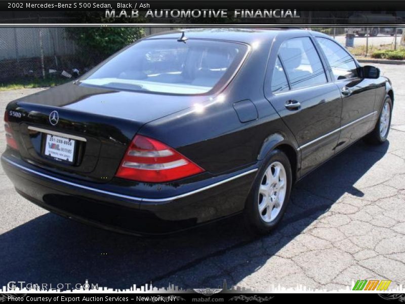 Black / Ash 2002 Mercedes-Benz S 500 Sedan