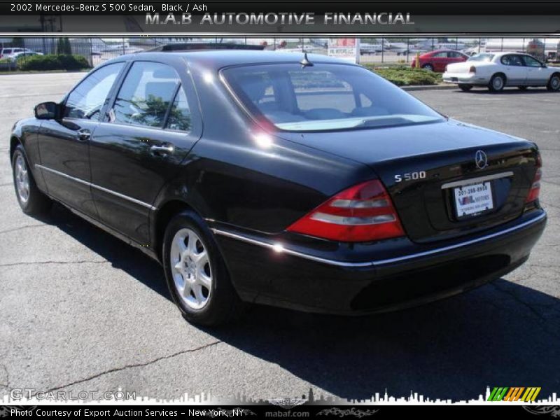 Black / Ash 2002 Mercedes-Benz S 500 Sedan