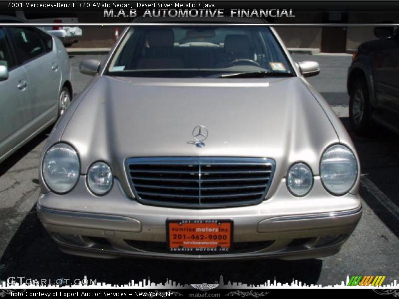 Desert Silver Metallic / Java 2001 Mercedes-Benz E 320 4Matic Sedan