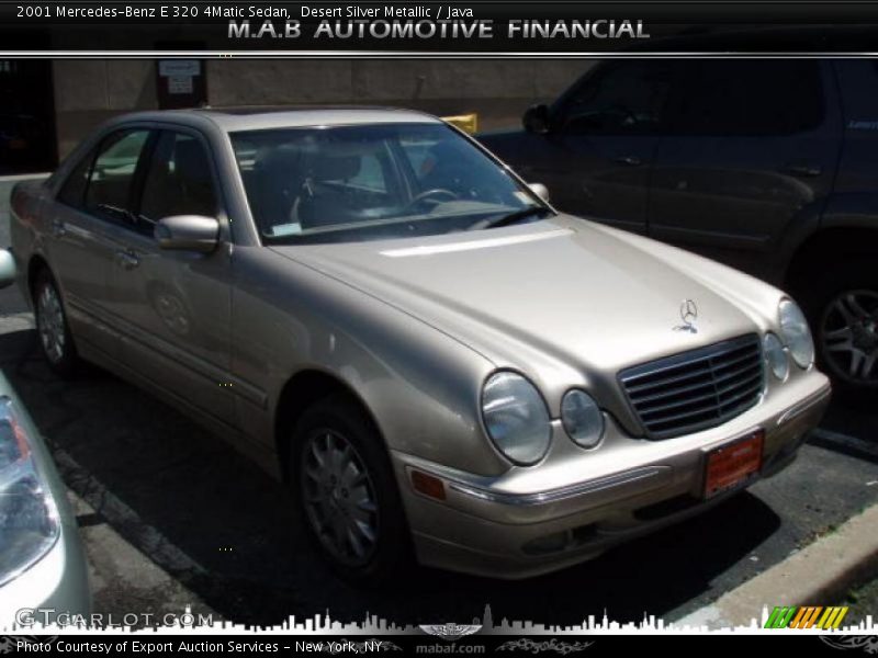 Desert Silver Metallic / Java 2001 Mercedes-Benz E 320 4Matic Sedan