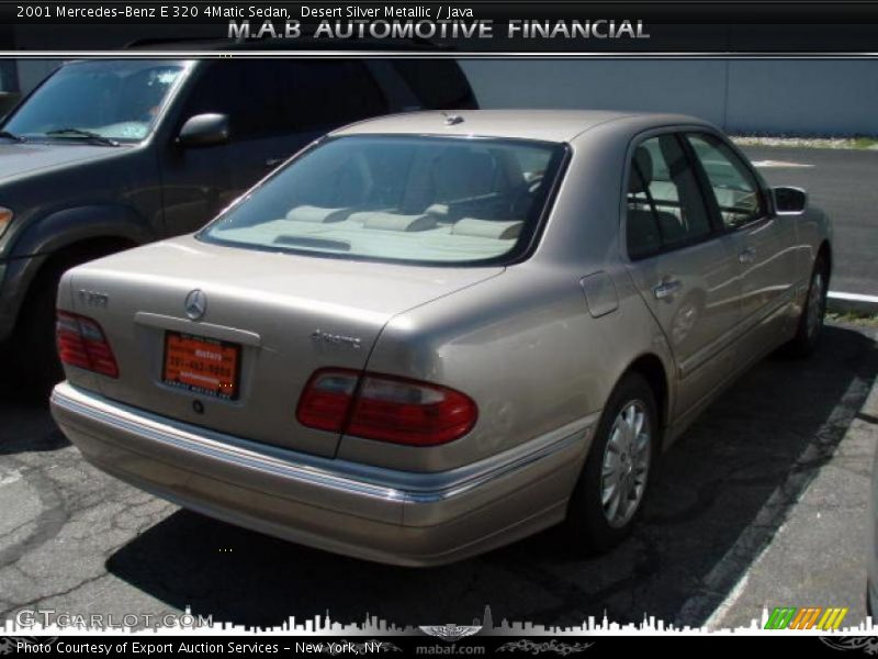 Desert Silver Metallic / Java 2001 Mercedes-Benz E 320 4Matic Sedan