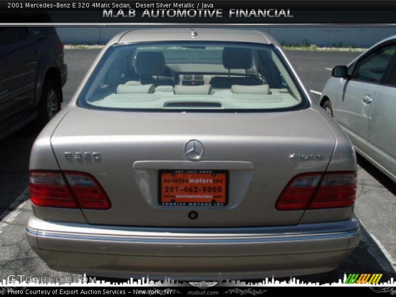 Desert Silver Metallic / Java 2001 Mercedes-Benz E 320 4Matic Sedan