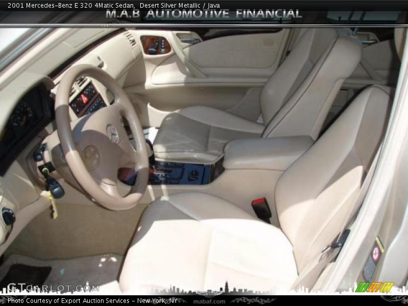 Desert Silver Metallic / Java 2001 Mercedes-Benz E 320 4Matic Sedan