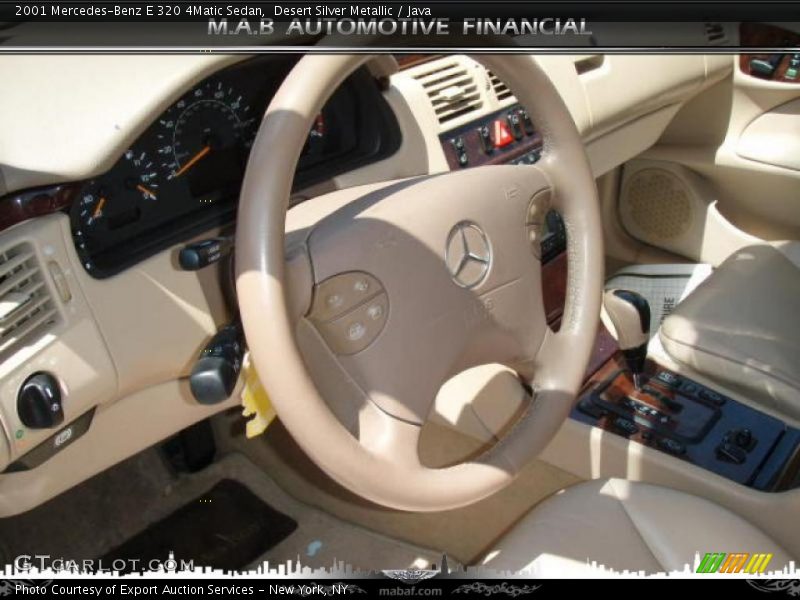 Desert Silver Metallic / Java 2001 Mercedes-Benz E 320 4Matic Sedan