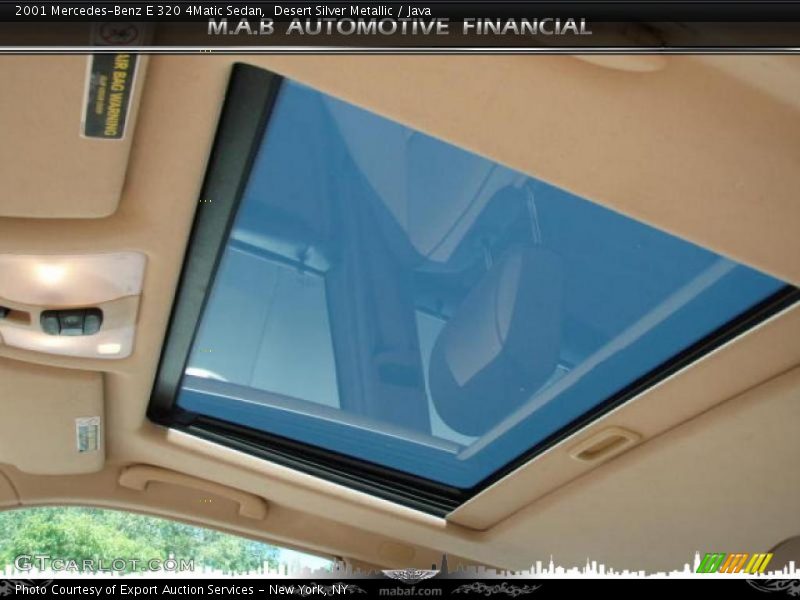 Desert Silver Metallic / Java 2001 Mercedes-Benz E 320 4Matic Sedan