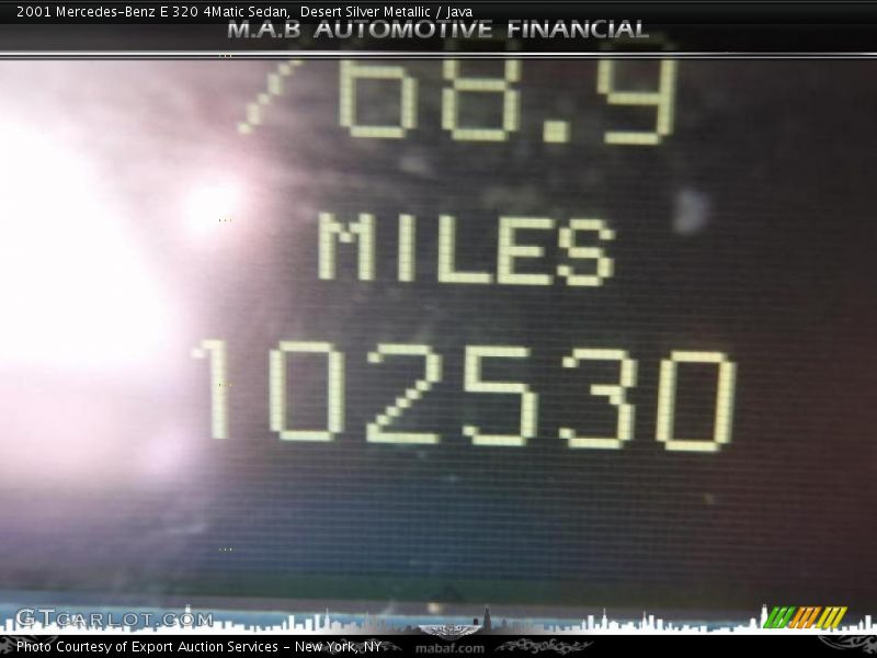 Desert Silver Metallic / Java 2001 Mercedes-Benz E 320 4Matic Sedan