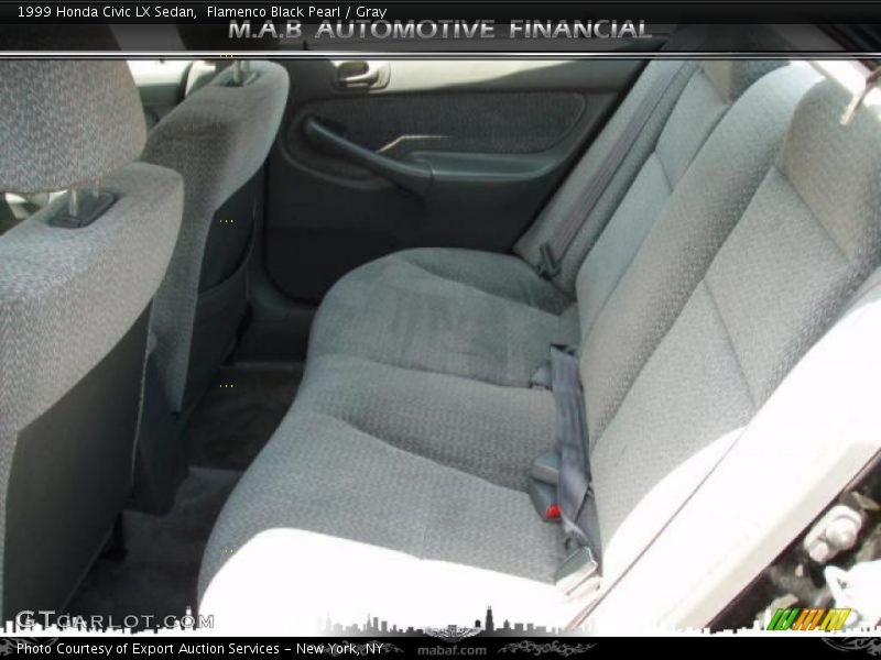 Flamenco Black Pearl / Gray 1999 Honda Civic LX Sedan