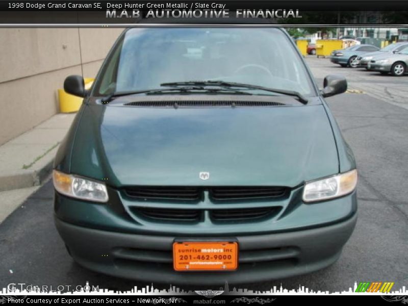 Deep Hunter Green Metallic / Slate Gray 1998 Dodge Grand Caravan SE