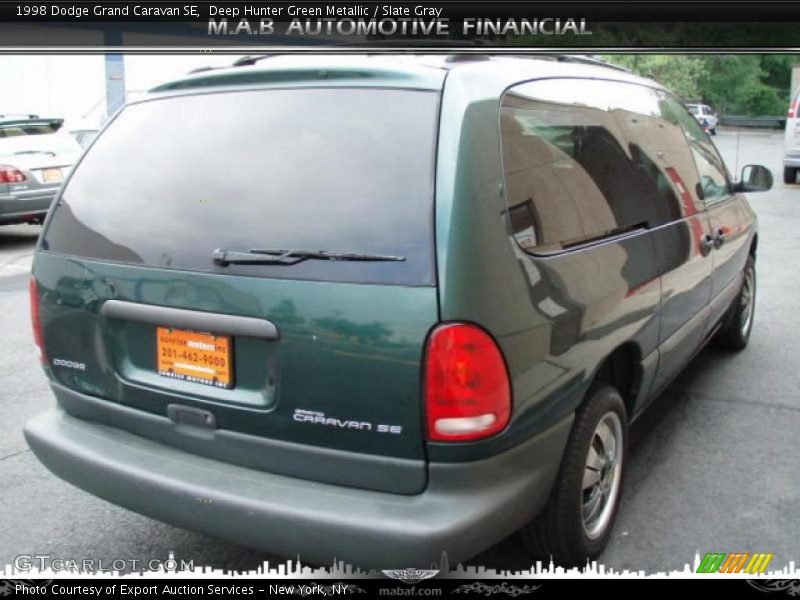 Deep Hunter Green Metallic / Slate Gray 1998 Dodge Grand Caravan SE