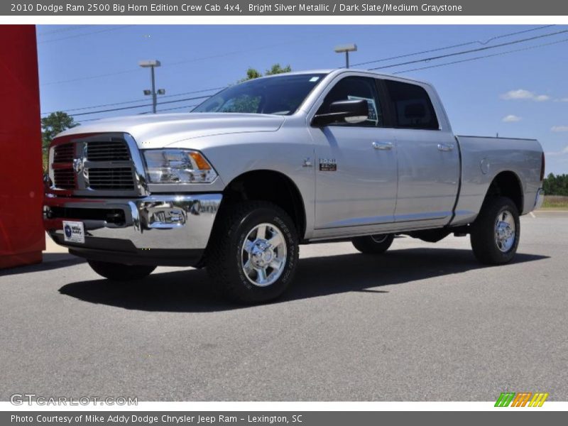 Bright Silver Metallic / Dark Slate/Medium Graystone 2010 Dodge Ram 2500 Big Horn Edition Crew Cab 4x4