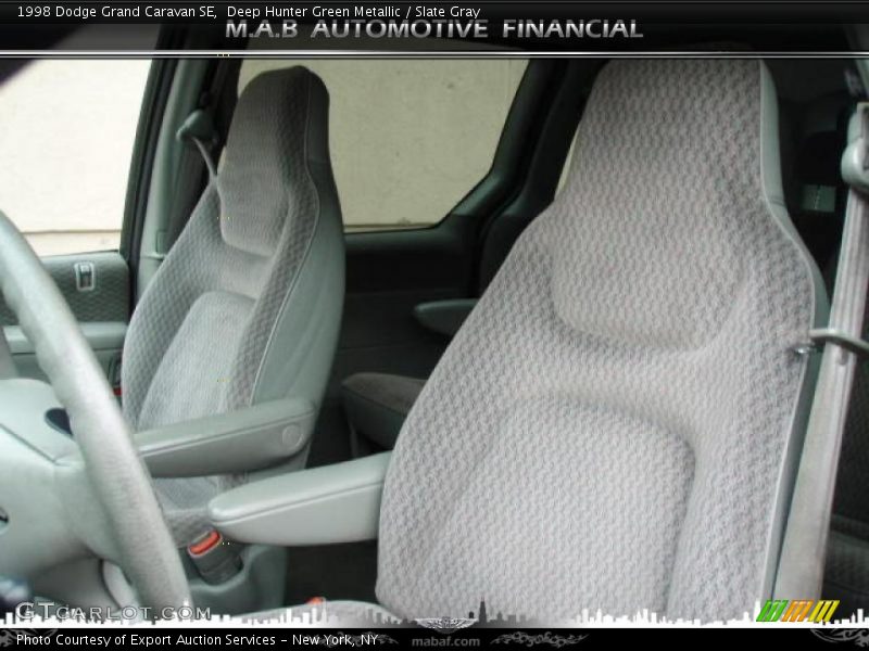 Deep Hunter Green Metallic / Slate Gray 1998 Dodge Grand Caravan SE