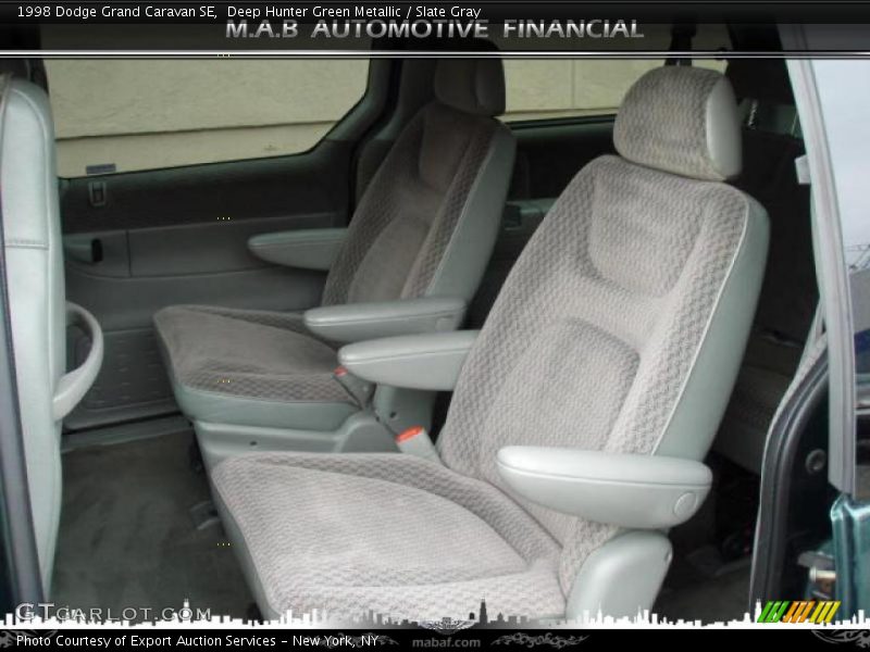 Deep Hunter Green Metallic / Slate Gray 1998 Dodge Grand Caravan SE