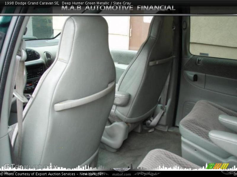 Deep Hunter Green Metallic / Slate Gray 1998 Dodge Grand Caravan SE