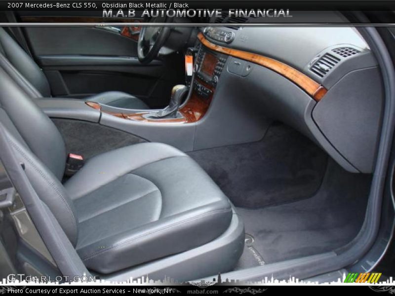 Obsidian Black Metallic / Black 2007 Mercedes-Benz CLS 550