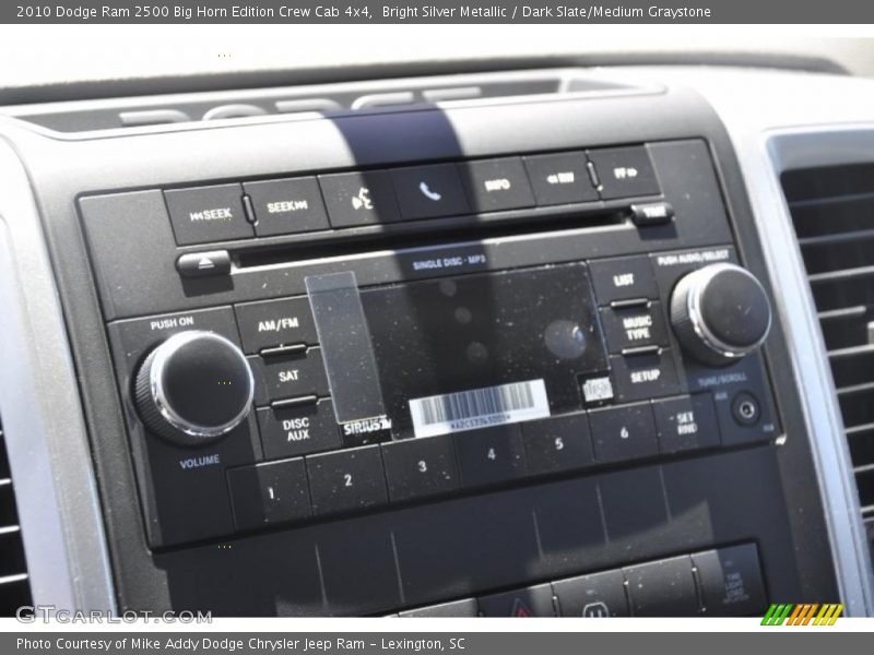 Bright Silver Metallic / Dark Slate/Medium Graystone 2010 Dodge Ram 2500 Big Horn Edition Crew Cab 4x4