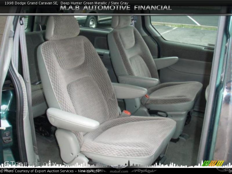 Deep Hunter Green Metallic / Slate Gray 1998 Dodge Grand Caravan SE