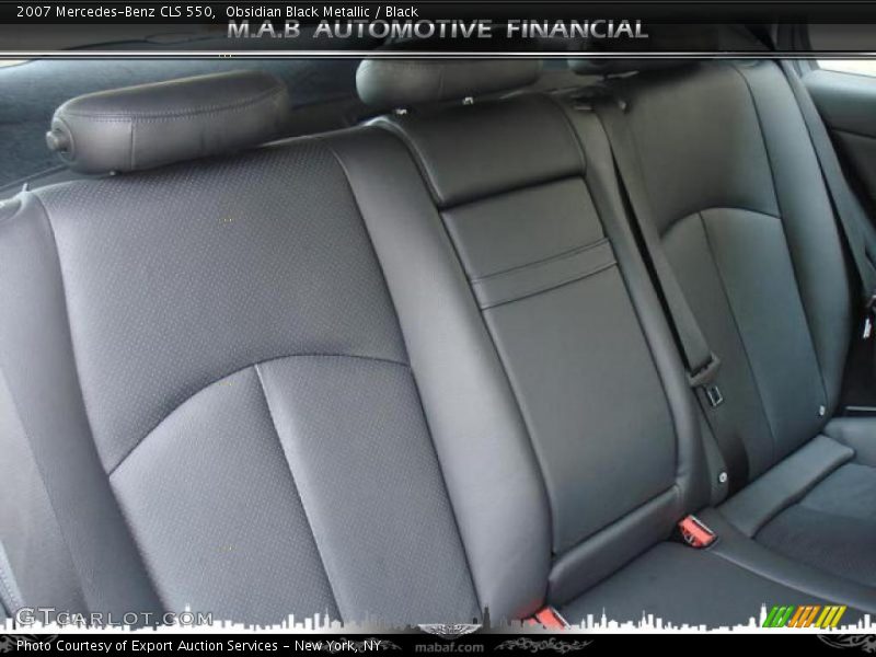 Obsidian Black Metallic / Black 2007 Mercedes-Benz CLS 550