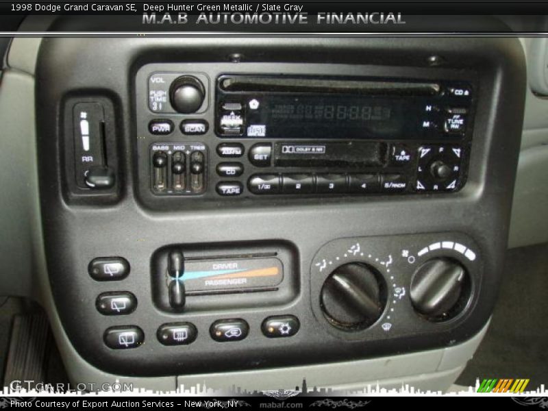 Deep Hunter Green Metallic / Slate Gray 1998 Dodge Grand Caravan SE