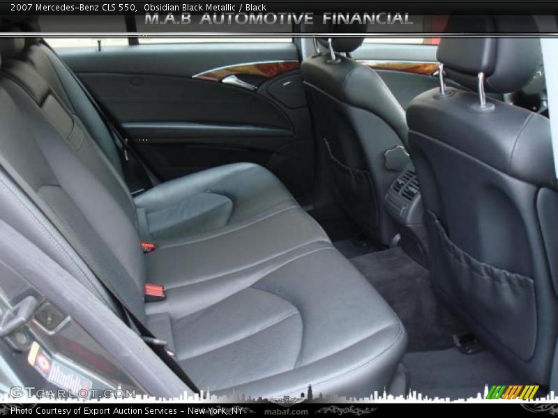 Obsidian Black Metallic / Black 2007 Mercedes-Benz CLS 550