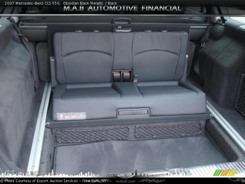 Obsidian Black Metallic / Black 2007 Mercedes-Benz CLS 550