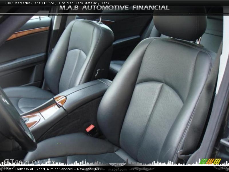 Obsidian Black Metallic / Black 2007 Mercedes-Benz CLS 550