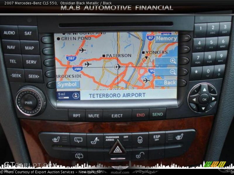 Obsidian Black Metallic / Black 2007 Mercedes-Benz CLS 550
