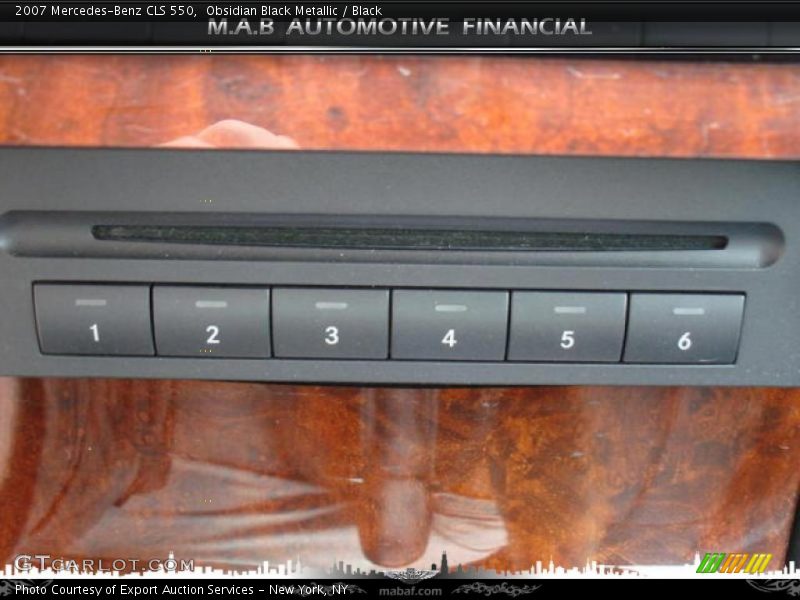 Obsidian Black Metallic / Black 2007 Mercedes-Benz CLS 550