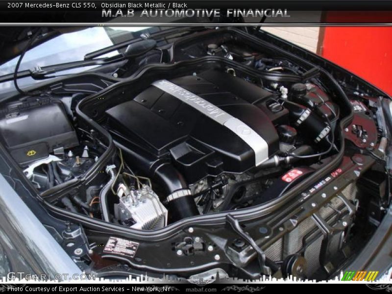 Obsidian Black Metallic / Black 2007 Mercedes-Benz CLS 550