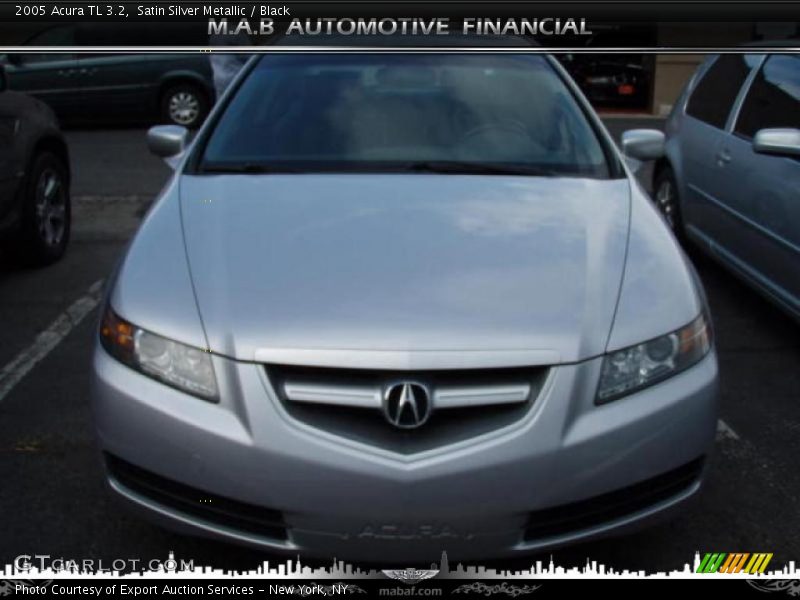 Satin Silver Metallic / Black 2005 Acura TL 3.2