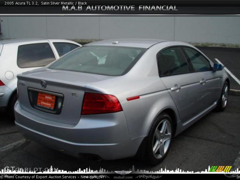 Satin Silver Metallic / Black 2005 Acura TL 3.2
