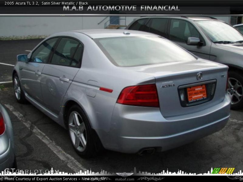 Satin Silver Metallic / Black 2005 Acura TL 3.2