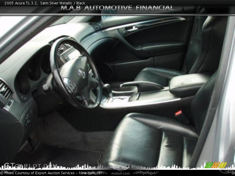 Satin Silver Metallic / Black 2005 Acura TL 3.2