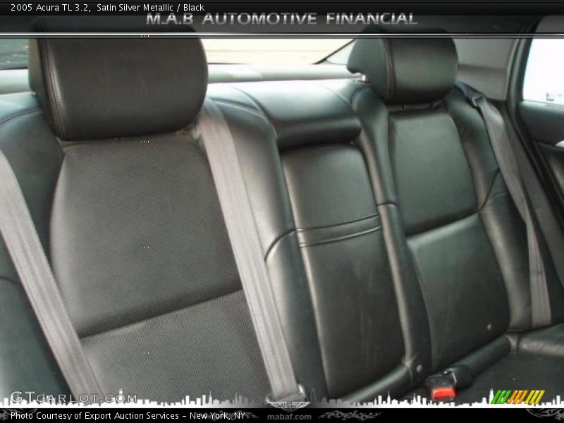 Satin Silver Metallic / Black 2005 Acura TL 3.2