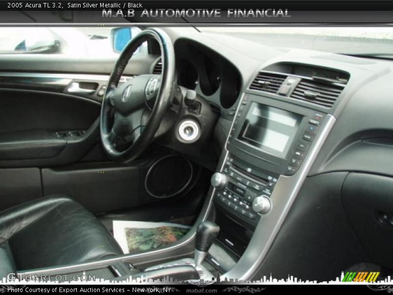 Satin Silver Metallic / Black 2005 Acura TL 3.2