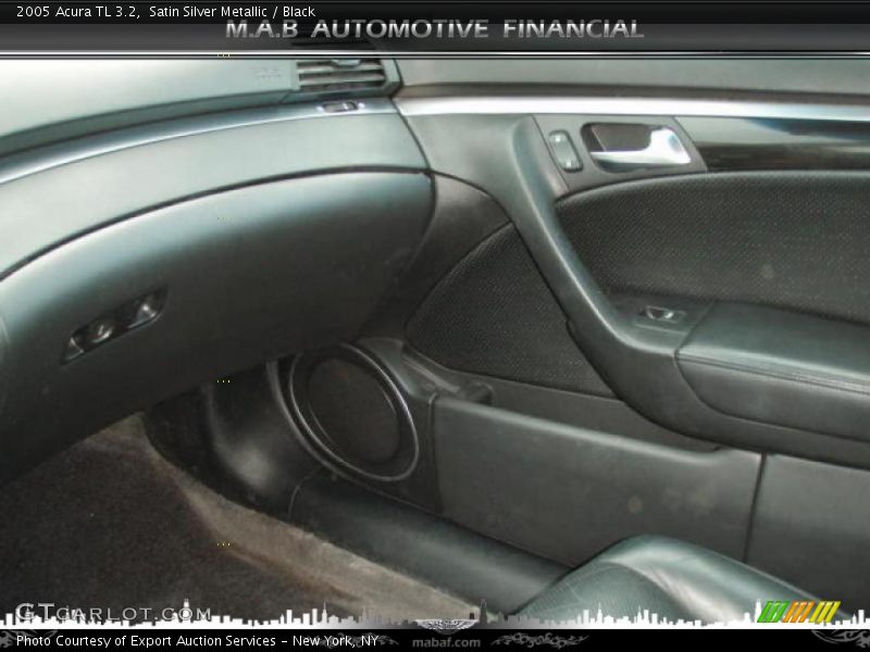 Satin Silver Metallic / Black 2005 Acura TL 3.2